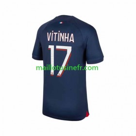 Maillot de Foot Paris Saint-Germain Vitinha 17 Domicile 2023-24
